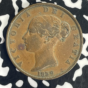 1839 Isle of Man 1/2 Penny Half Penny Lot#T8683