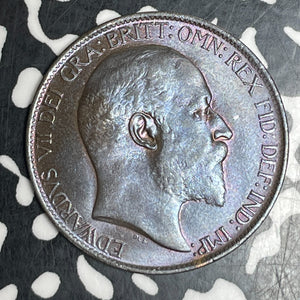 1902 Great Britain 1/2 Penny Half Penny Lot#T5965 High Grade! Beautiful!