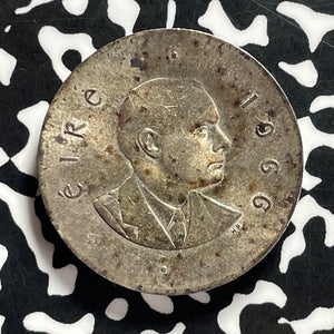 1966 Ireland 10 Shillings Lot#C0005 Silver! High Grade! Beautiful!