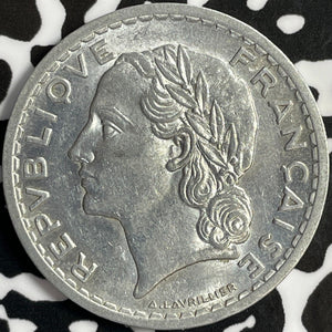 1946-B France 5 Francs Lot#D8630 Nice!