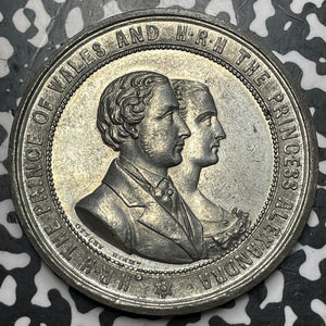 1863 G.B. Marriage Of Alexandria & The Prince Of Wales Medal Lot#OV1215 51mm