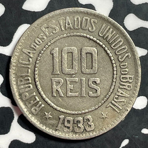 1933 Brazil 100 Reis Lot#E7639