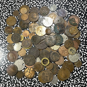 Bulk Lot Of 100x Assorted World Cull Coins Lot#B2298 Mixed Date