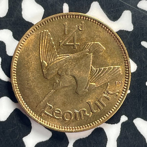 1959 Ireland Farthing Lot#T9147 High Grade! Beautiful!
