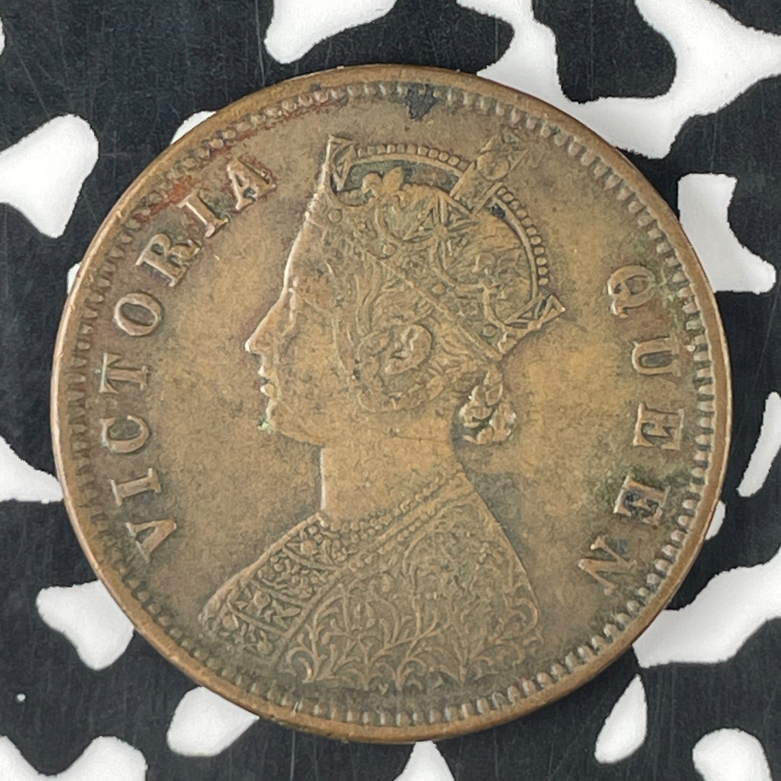 1874 India 1/4 Anna Lot#F0085