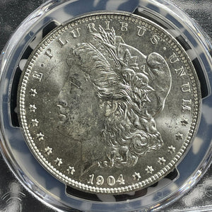 1904-O U.S. $1 Morgan Dollar PCGS MS64 Lot#G434 Silver! Choice UNC!