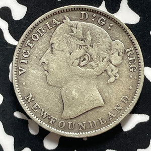 1899 Newfoundland 20 Cents Lot#T4572 Silver!