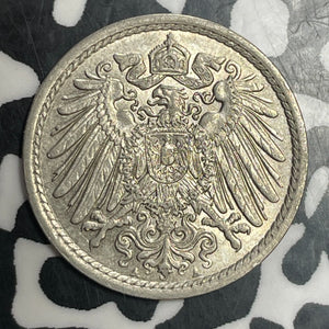 1904-A Germany 5 Pfennig Lot#T3397 Nice!