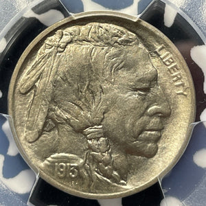 1913 U.S. 5 Cents Buffalo Nickel PCGS MS65 Lot#G9298 Gem BU! Type 1