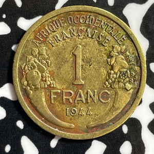 1944 French West Africa 1 Franc Lot#E3635