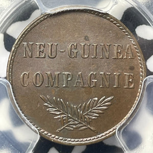 1894-A German New Guinea 1 Pfennig PCGS MS63BN Lot#MK123 Choice UNC!