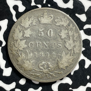 1892 Canada 50 Cents Lot#JM9953 Silver!