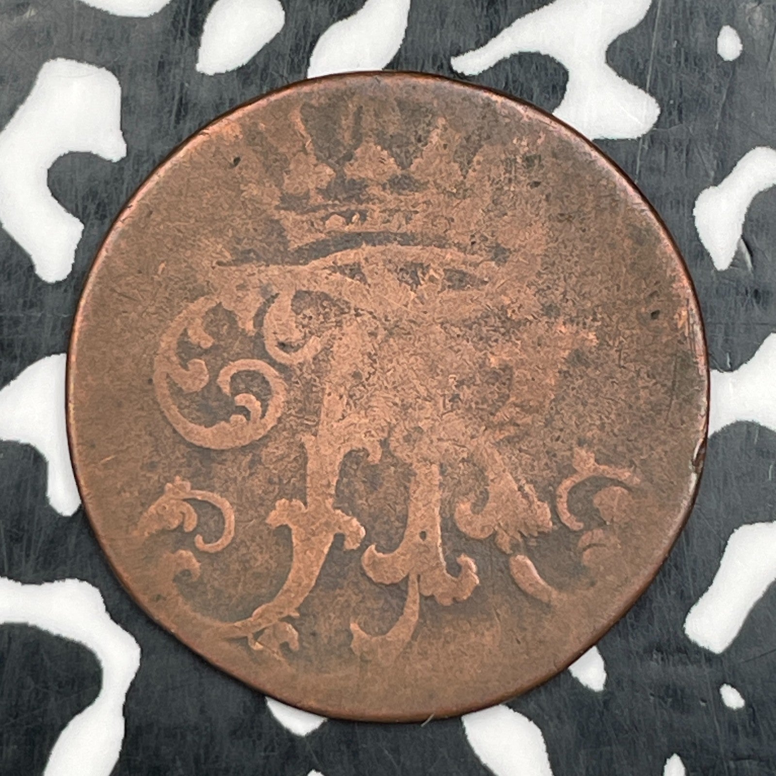 1761-A Germany Prussia 3 Pfennig Lot#N2383 Old Cleaning, KM#290