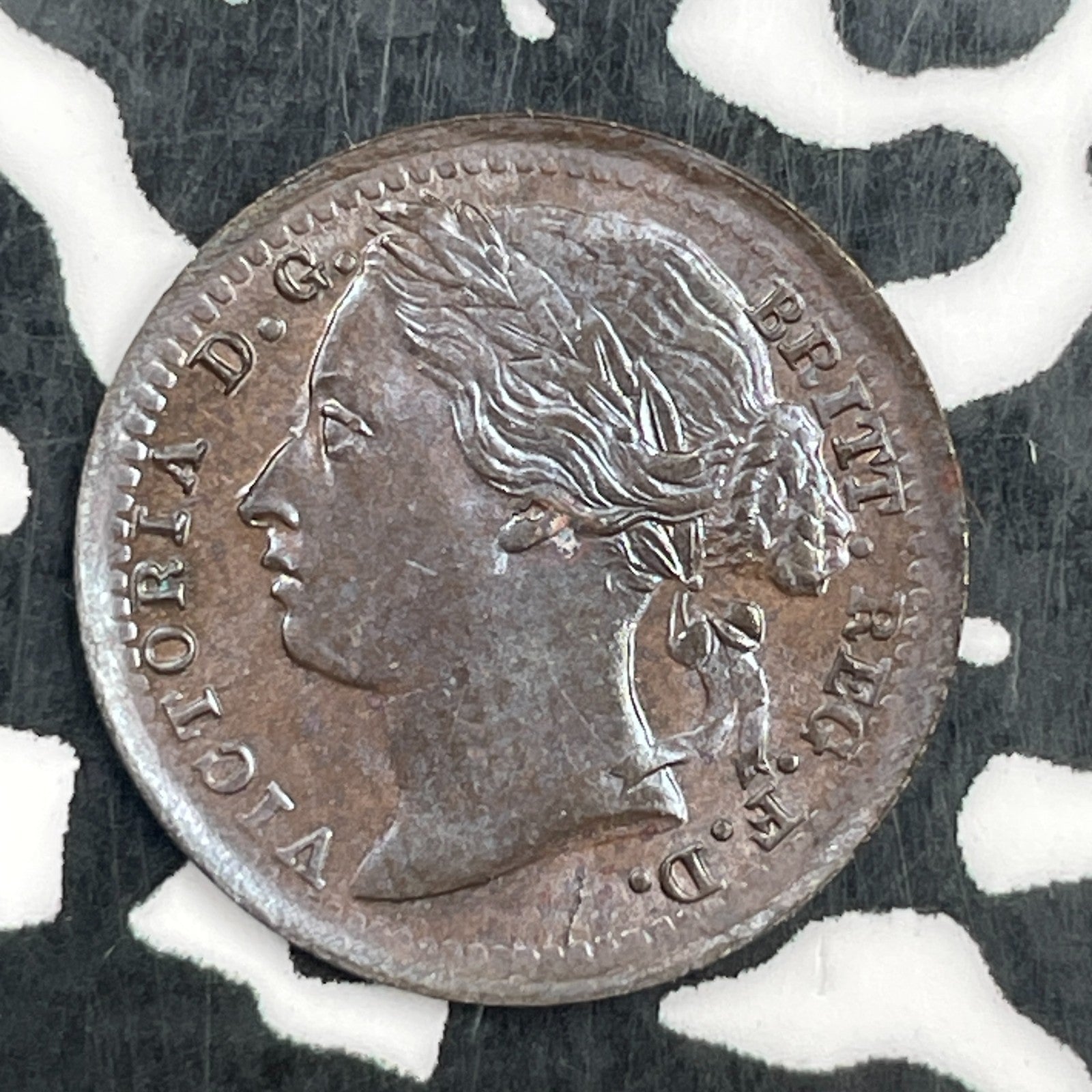 1885 Great Britain Victoria 1/3 Farthing Lot#JM1581 High Grade! Beautiful!