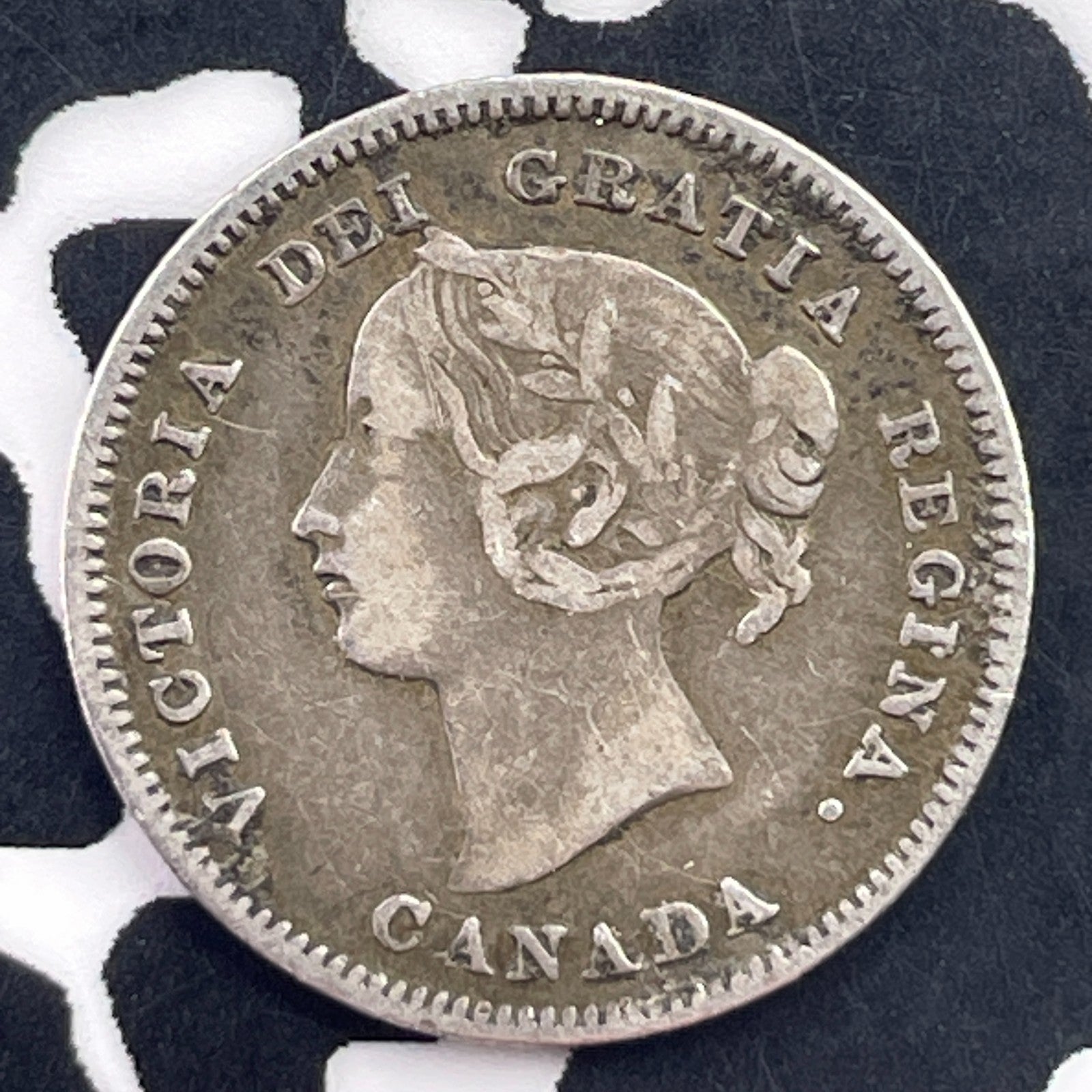 1901 Canada 5 Cents Lot#C2704 Silver! Nice!