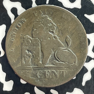 1837 Belgium 5 Centimes Lot#T7540