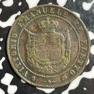 1859 Italy Tuscany 5 Centesimi Lot#E5720