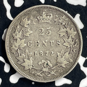 1872-H Canada 25 Cents Lot#T7051 Silver!