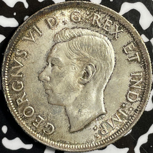 1939 Canada $1 Dollar Lot#D6931 Large Silver Coin! High Grade! Beautiful!
