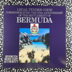 1984 Bermuda 375th Anniversary 10x Coin Mint Set Lot#B2385 With Case