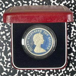1976 Tuvalu $5 Dollars Lot#B2582 Silver! Proof! With Box & C.O.A.