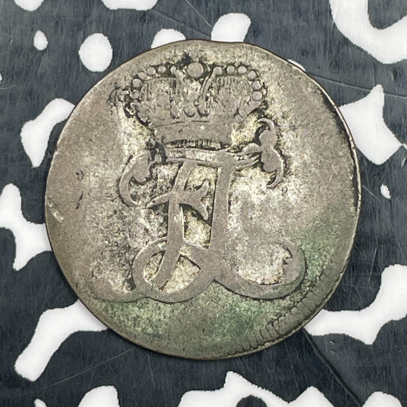 1778 Germany Hesse-Cassel 2 Albus Lot#N3620 Silver!