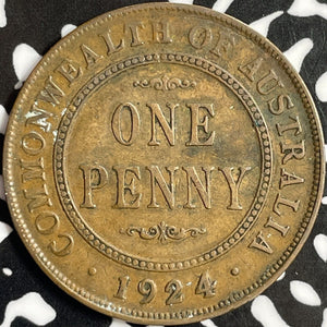 1924 Australia 1 Penny Lot#D8645