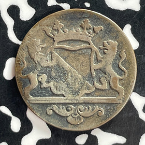 1786 Netherlands East Indies Utrecht 1 Duit Lot#T7419