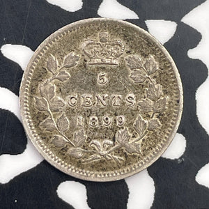 1899 Canada 5 Cents Lot#C0916 Silver! Nice!