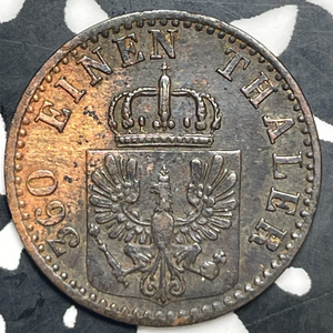 1868-A Germany Prussia 1 Pfennig Lot#T9988