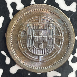 1921 Portugal 5 Centavos Lot#T8202 High Grade! Beautiful!