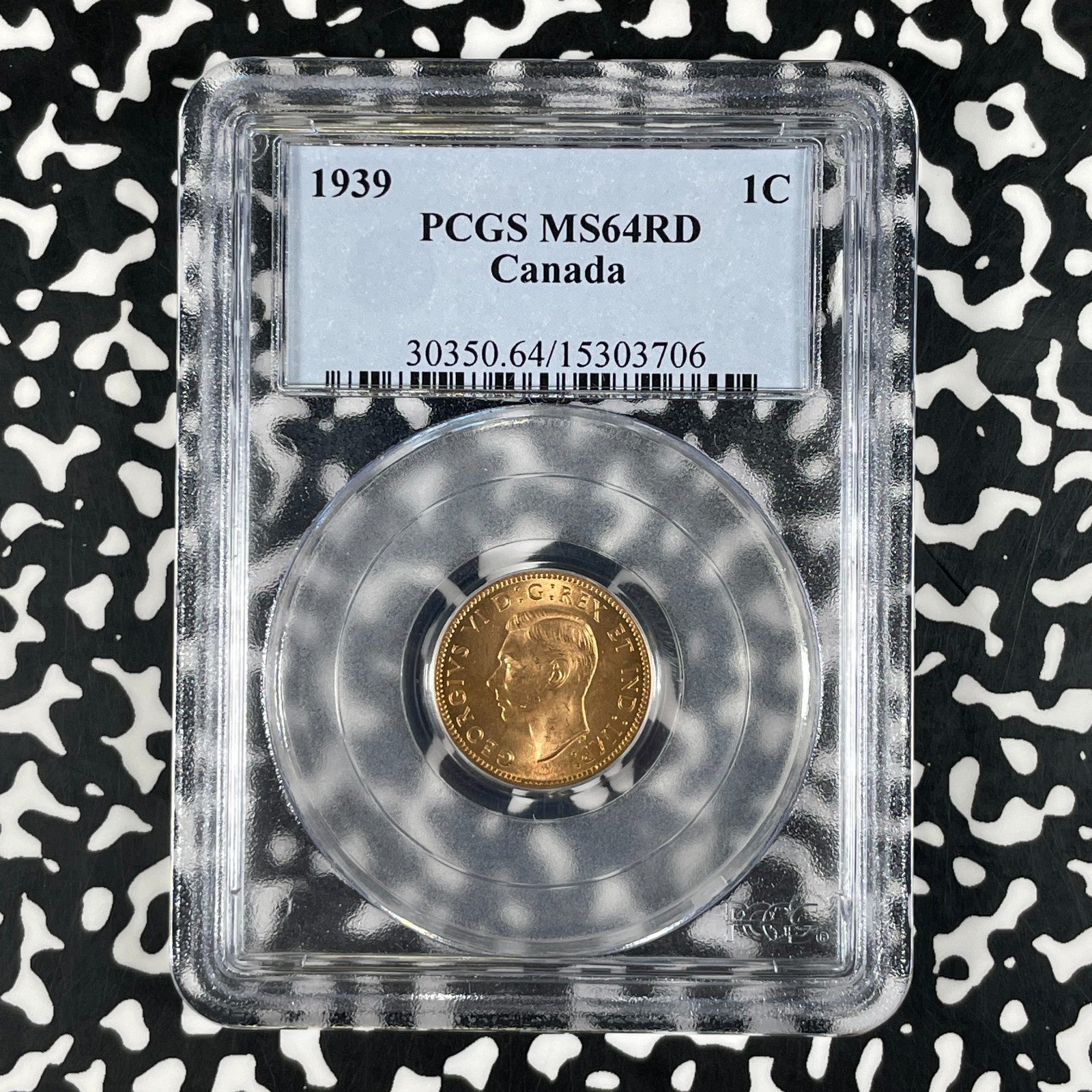 1939 Canada Small Cent PCGS MS64RD Lot#G2110 Choice UNC!