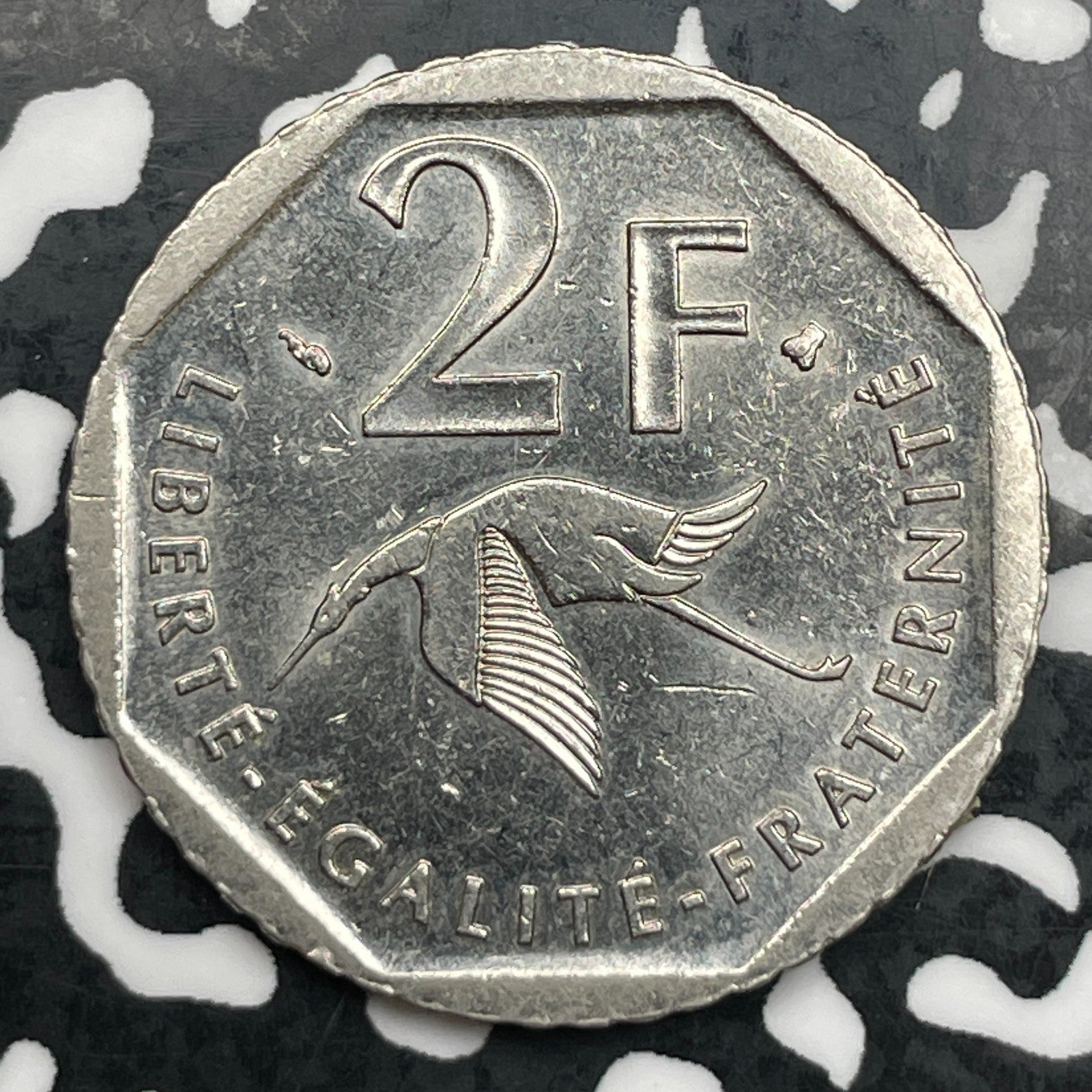 1997 France 2 Francs Lot#F7978 High Grade! Beautiful!