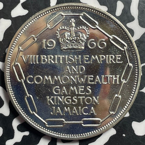 1966 Jamaica 5 Shillings Lot#T1378 Proof!