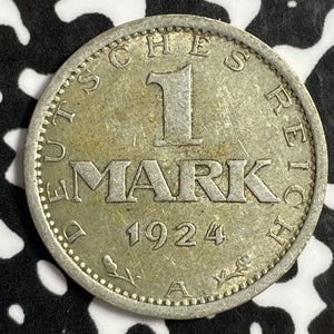 1924-A Germany 1 Mark Lot#E2105 Silver!