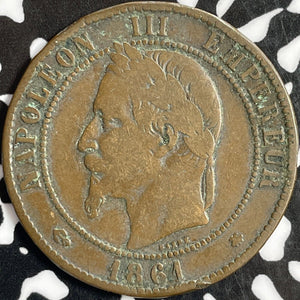 1861-A France 10 Centimes Lot#D8193