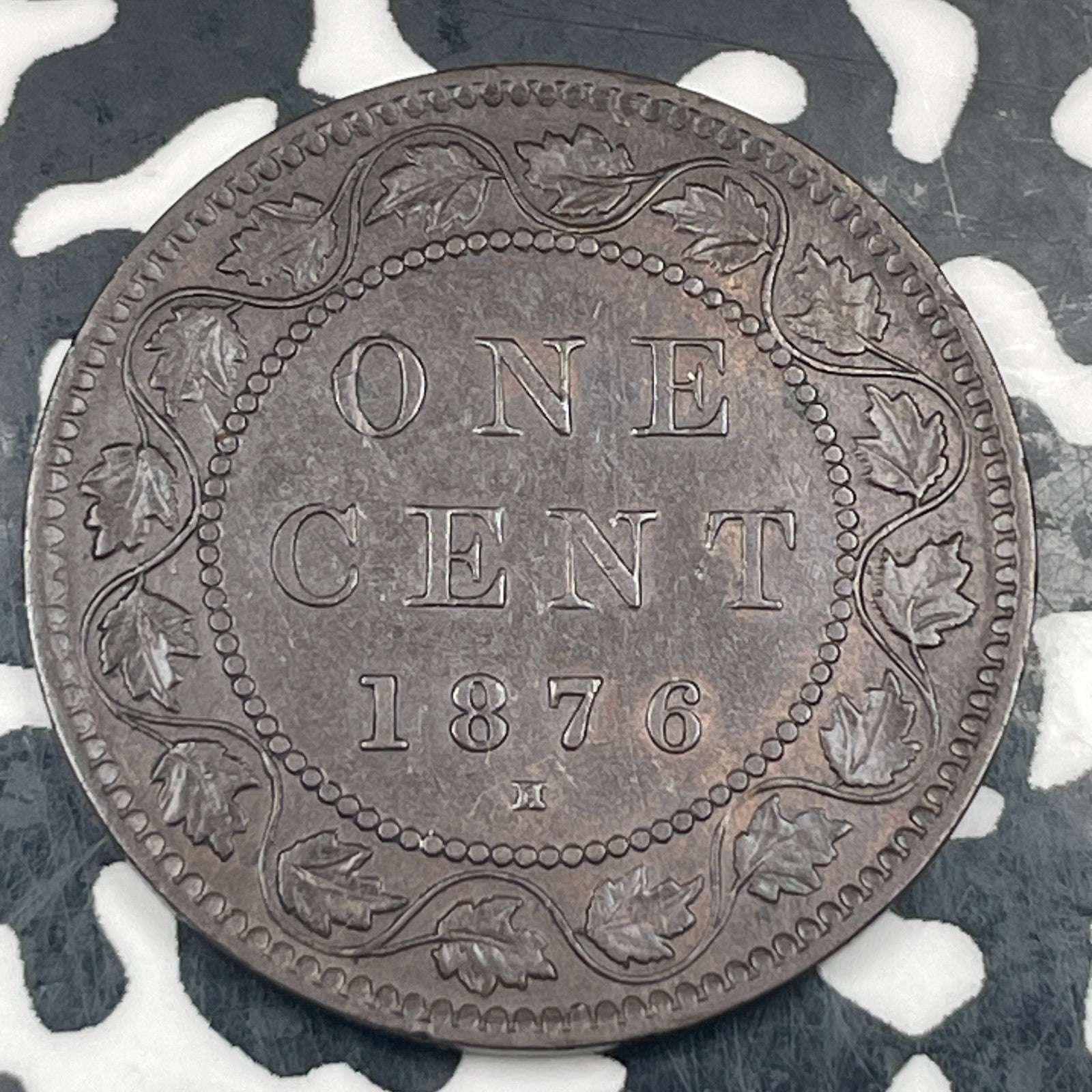 1876-H Canada Large Cent Lot#N3689 Nice!