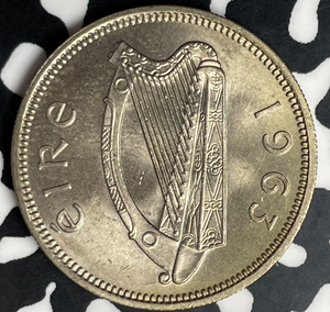 1961 Ireland 1 Shilling Lot#T9850 High Grade! Beautiful!