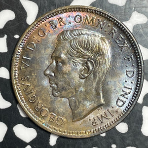 1937 Great Britain 1/2 Penny Half Penny Lot#T2847 High Grade! Beautiful!