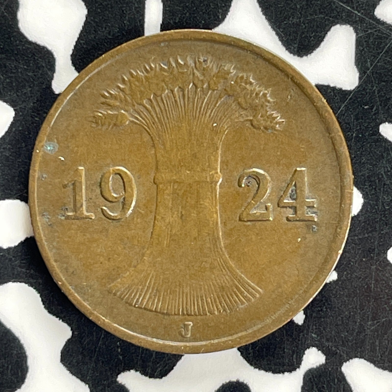 1924-J Germany 1 Pfennig Lot#C3259