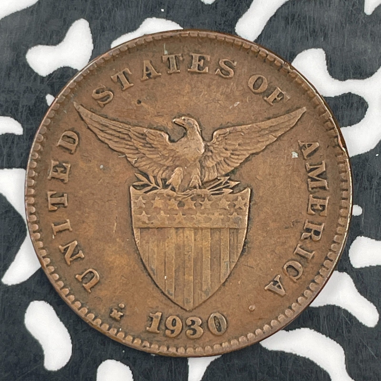 1930-M U.S. Philippines 1 Centavo Lot#F8273