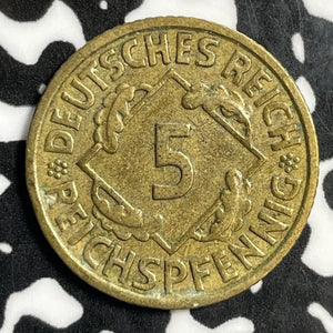 1936-F Germany 5 Pfennig Lot#E5808