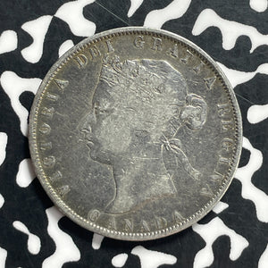 1872-H Canada 50 Cents Lot#JM9540 Silver! Nice!
