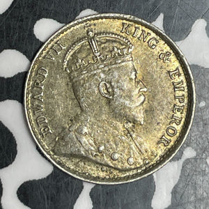 1904 Hong Kong 5 Cents Lot#T6003 Silver! Nice!