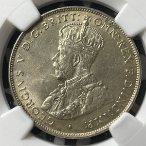 1936 Australia 1 Florin NGC MS62 Lot#G8785 Silver! Nice UNC!