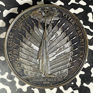 1822 Switzerland Langenthal Officers Association Medal By Bovy Lot#JM9241 46mm