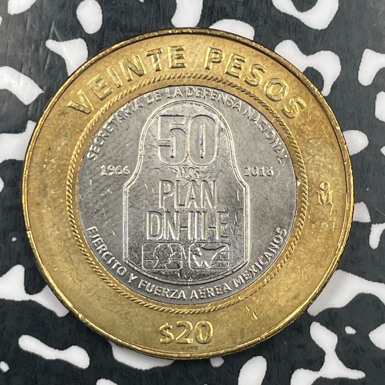 2016 Mexico 20 Pesos Lot#F9641 High Grade! Beautiful!
