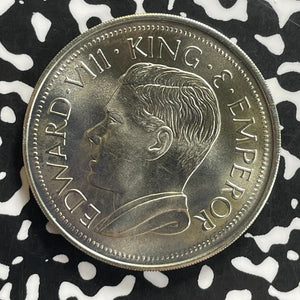 1936 South Africa Edward VIII Fantasy Crown Lot#C0080 KM#XM1