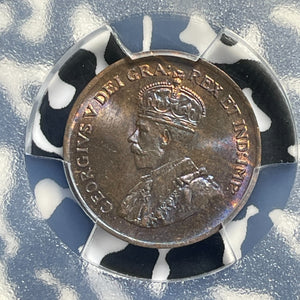 1928 Canada Small Cent PCGS MS64BN Lot#G998 Choice UNC! Beautiful Toning!