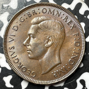 1943 (P) Australia 1 Penny Lot#D9971 High Grade! Beautiful!